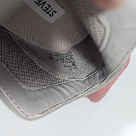 Steve Madden Gray High-Top Sneakers - Picture 8 of 8